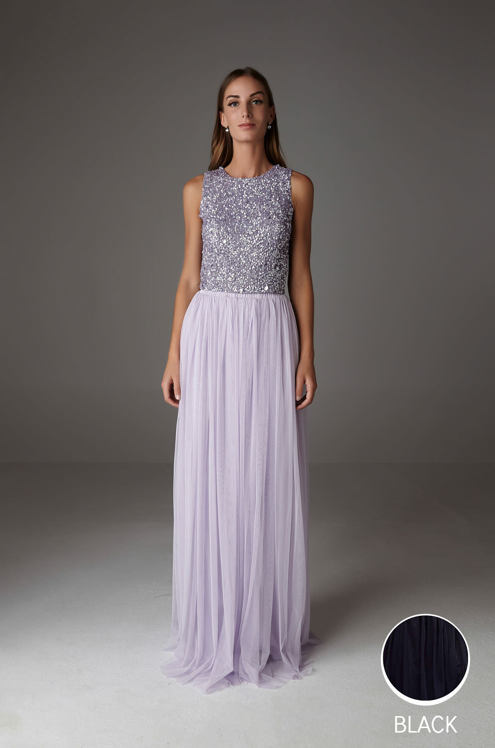 INES MAXI SKIRT BLACK