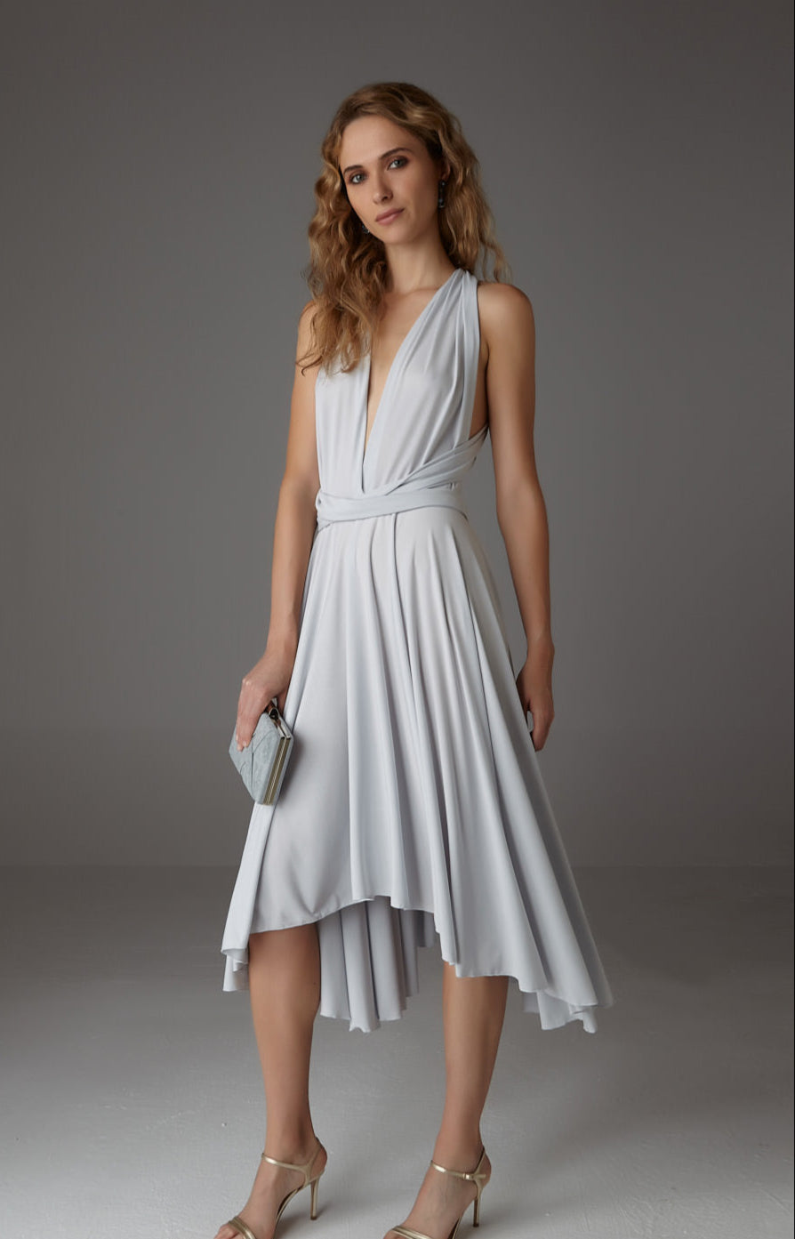 INFINITY MIDI DRESS
