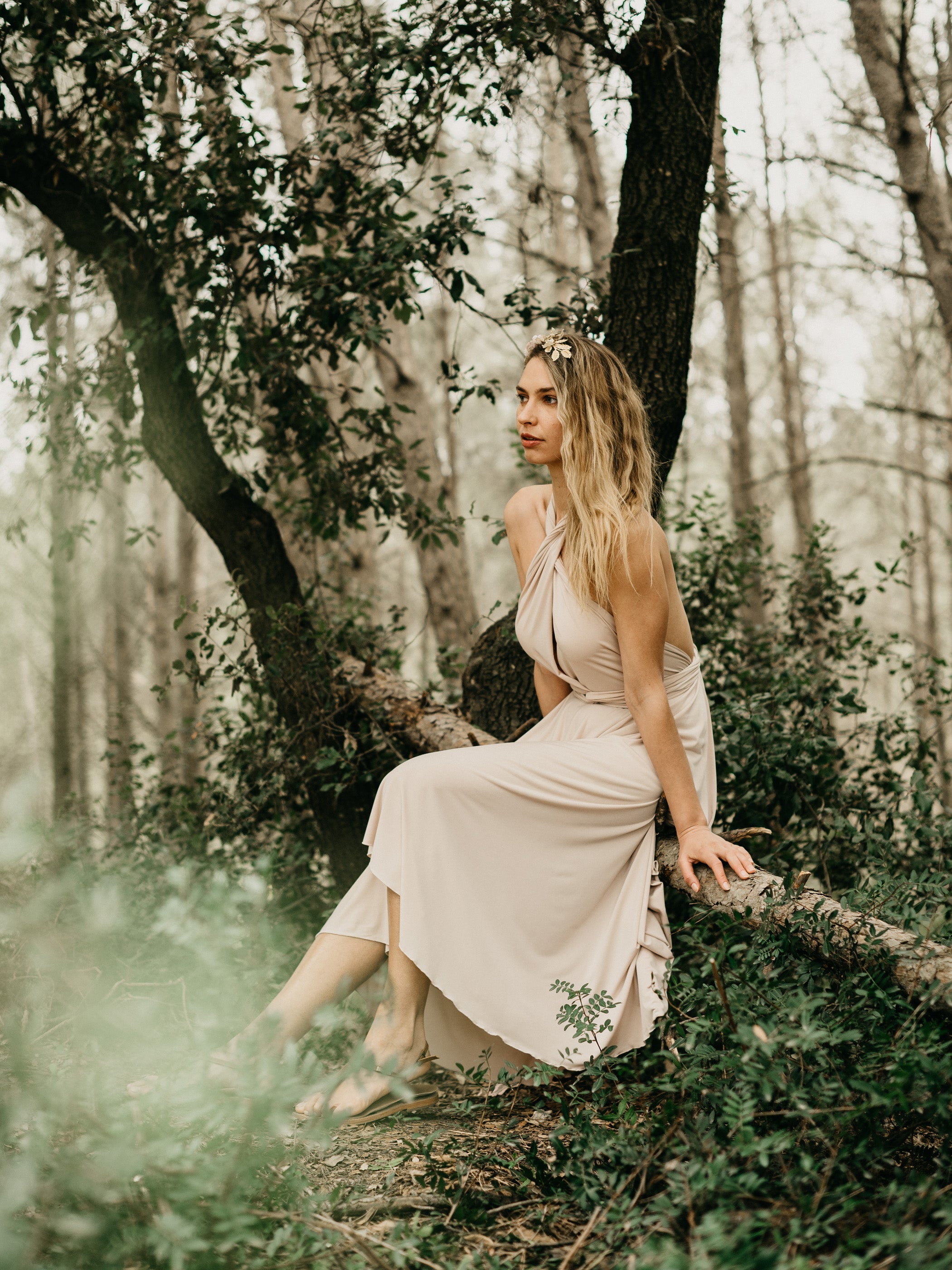 INFINITY MIDI DRESS