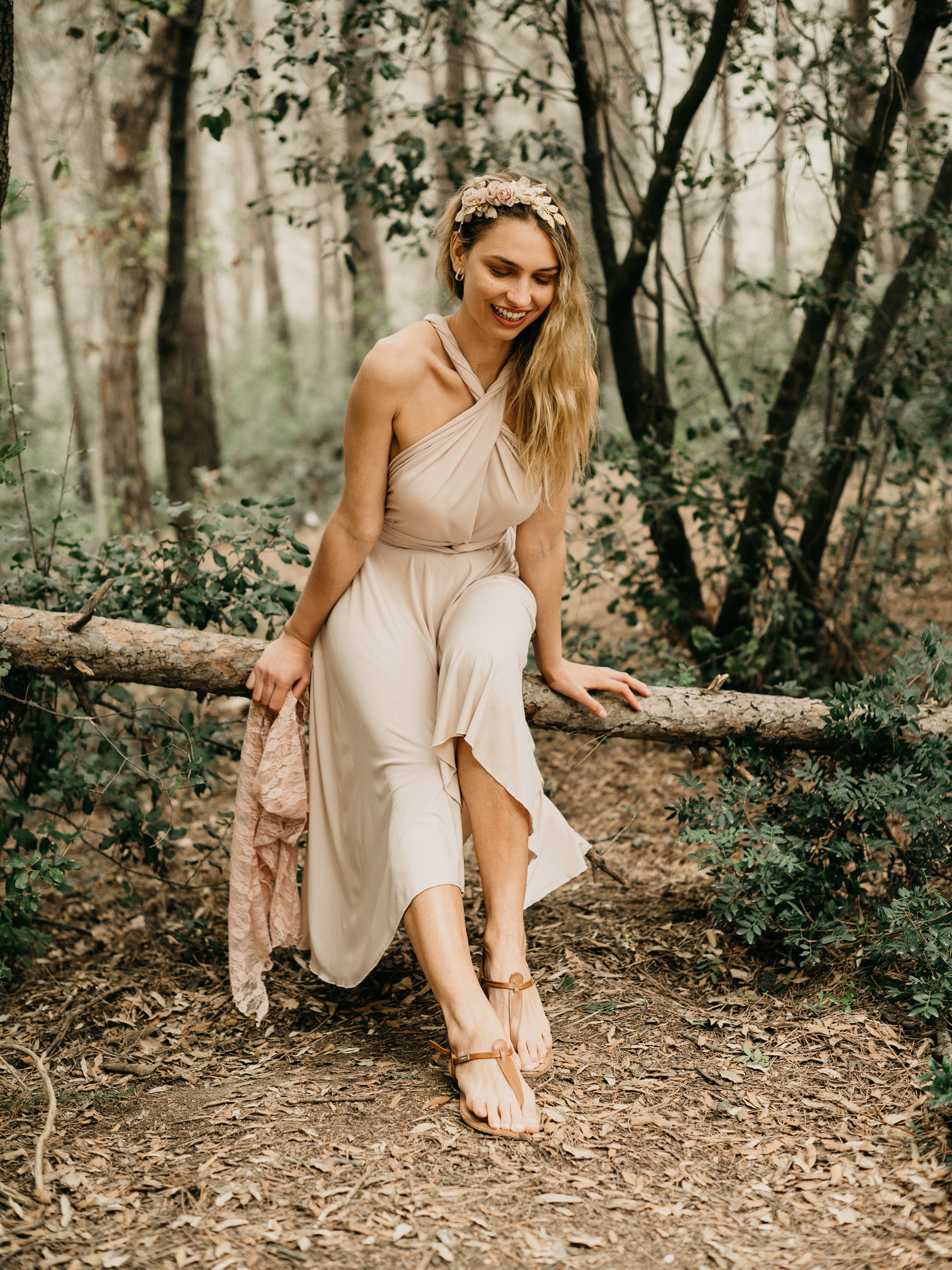 INFINITY MIDI DRESS