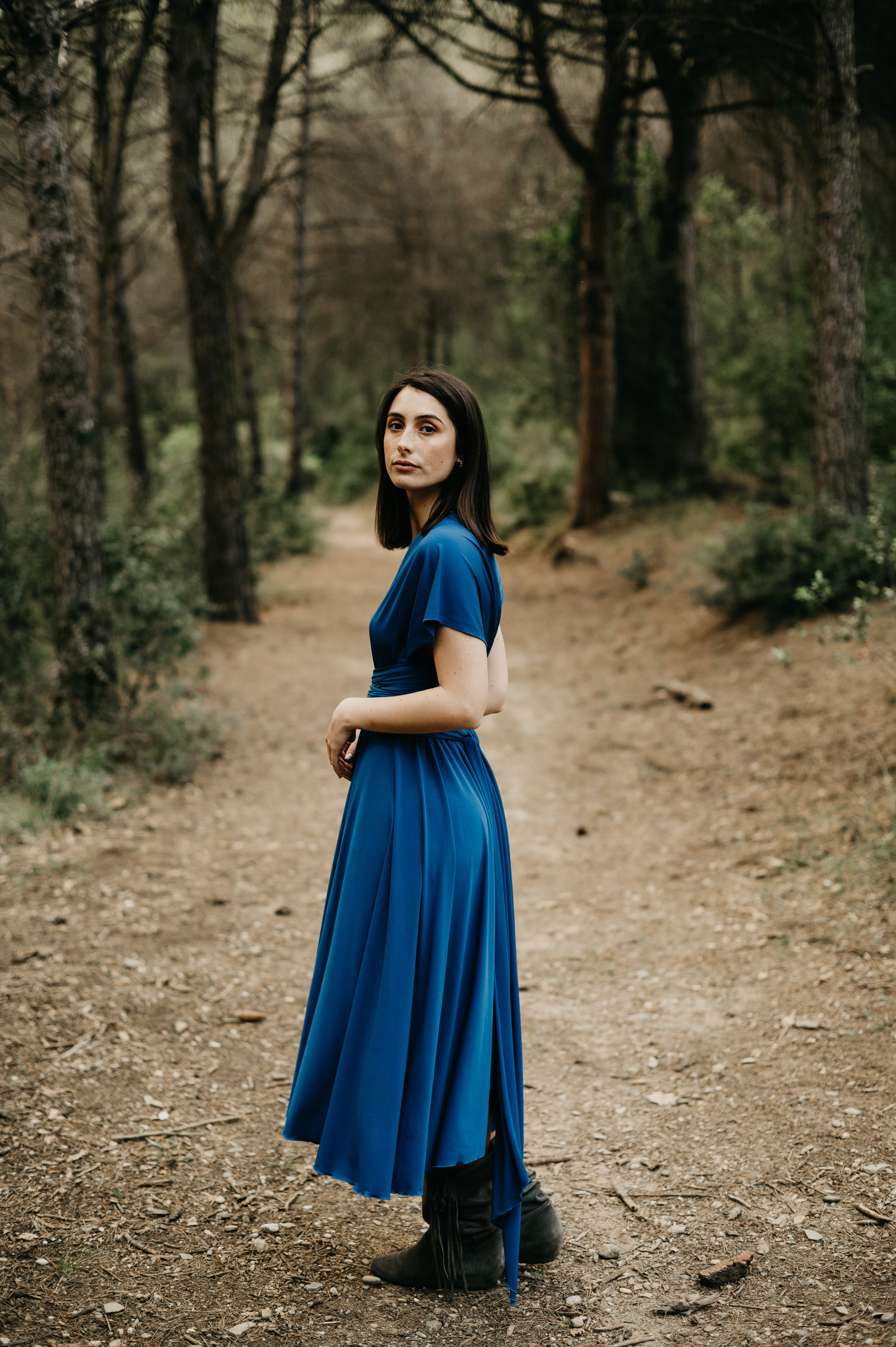 INFINITY MIDI DRESS