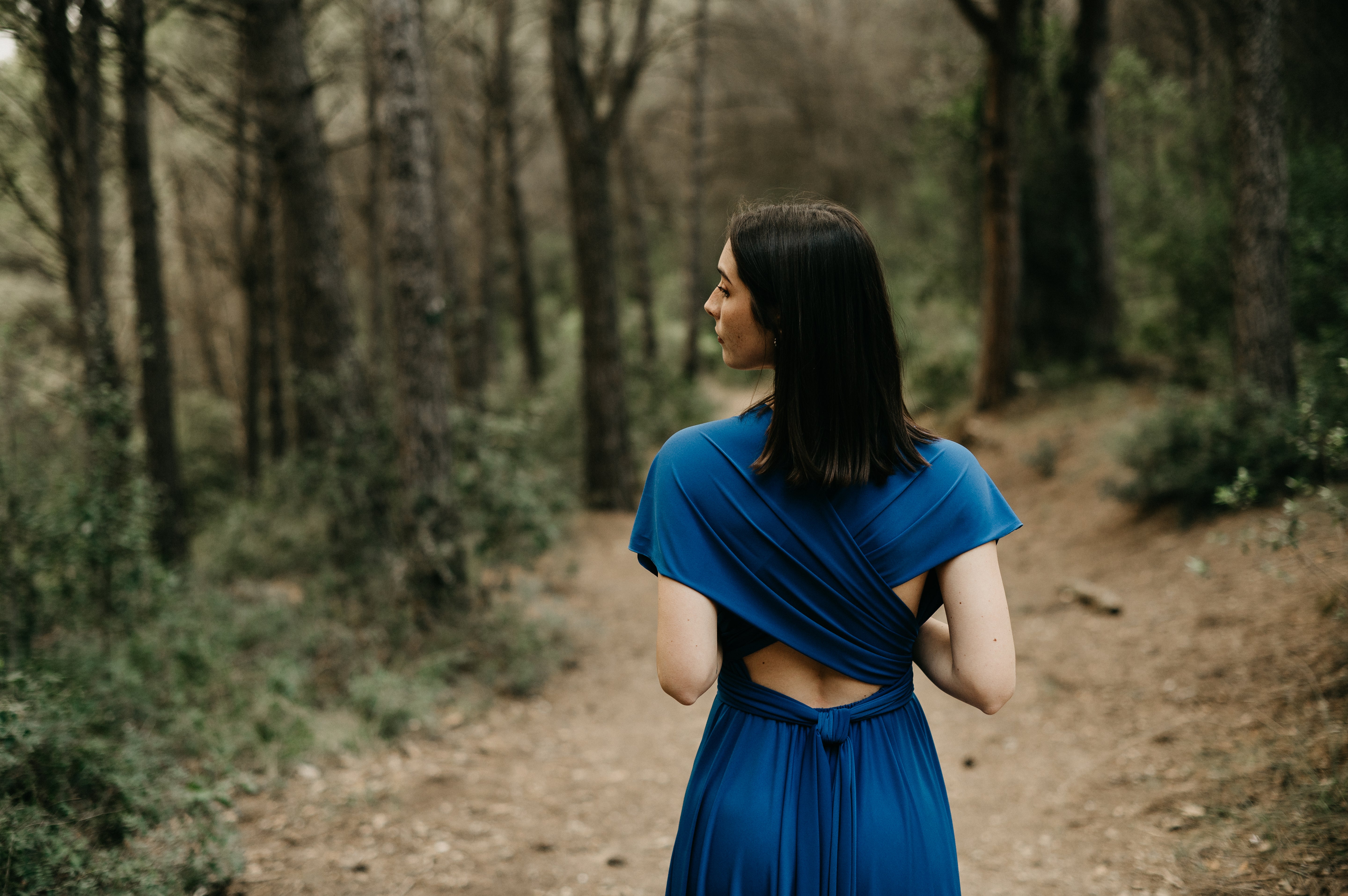 INFINITY MIDI DRESS