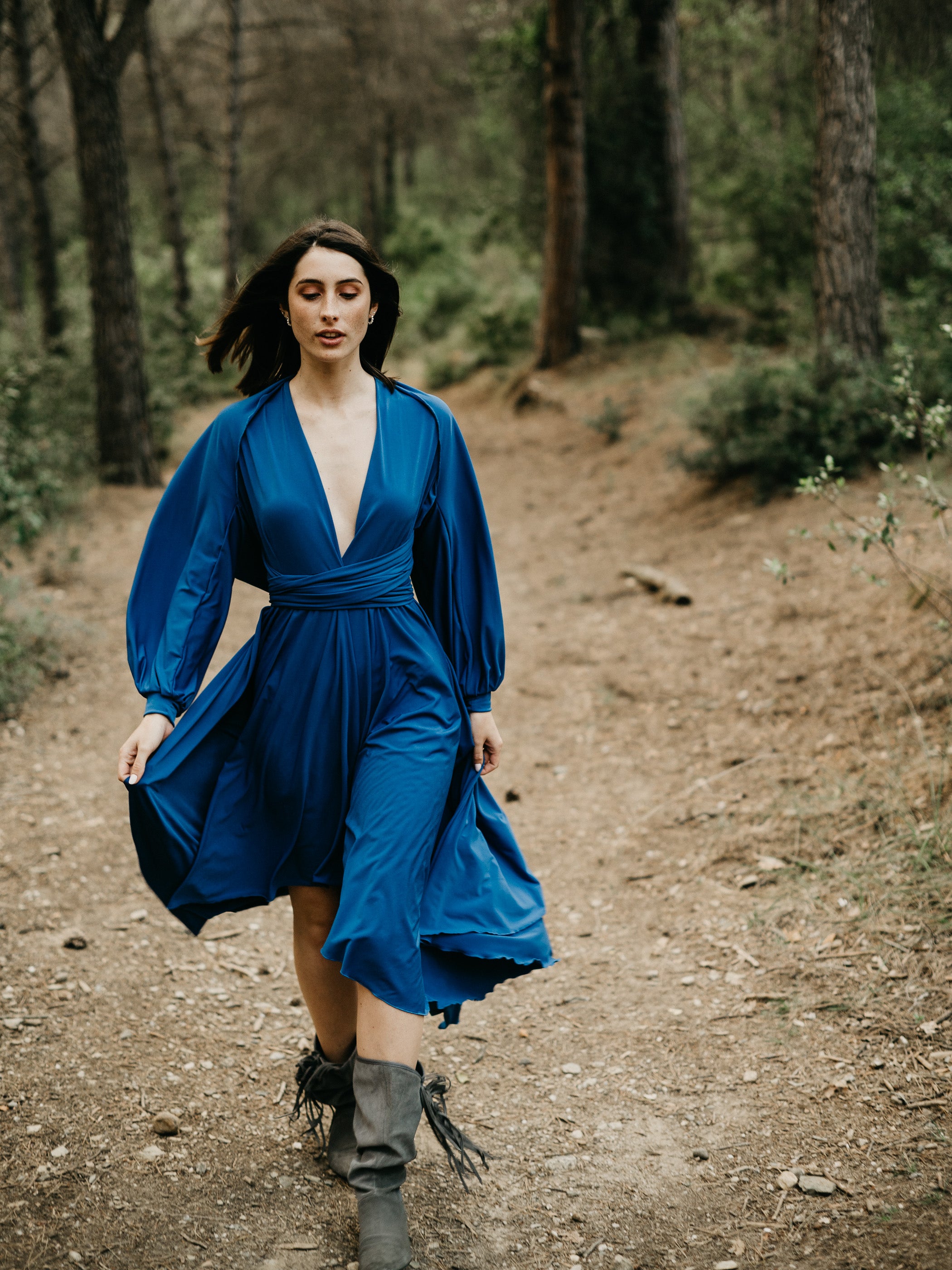 INFINITY MIDI DRESS