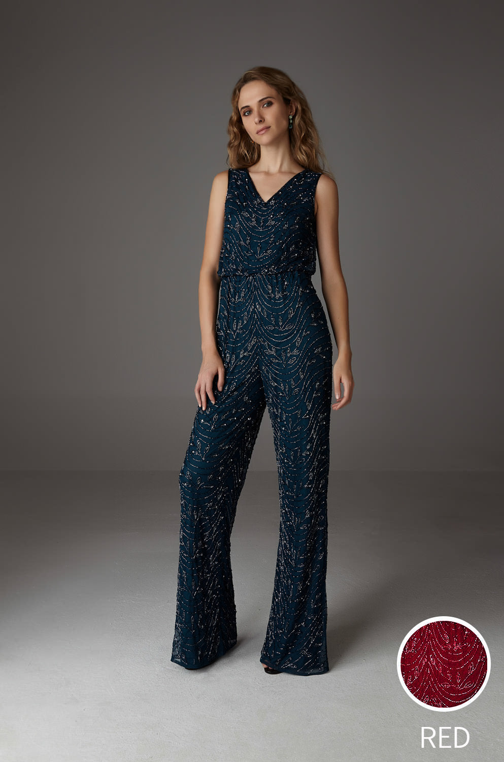 ALBA JUMPSUIT RED