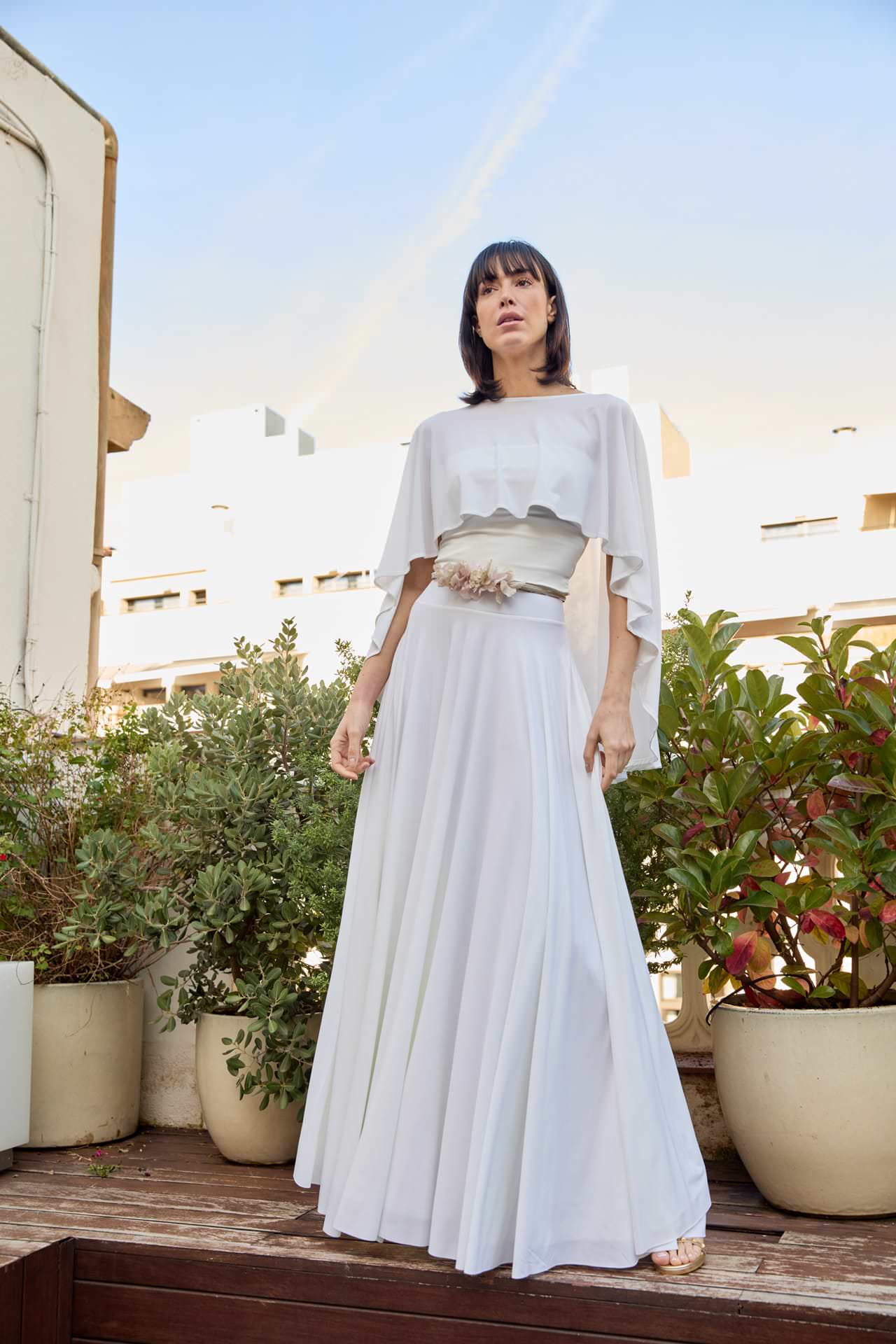 FALDA NOVIA BOLSILLOS