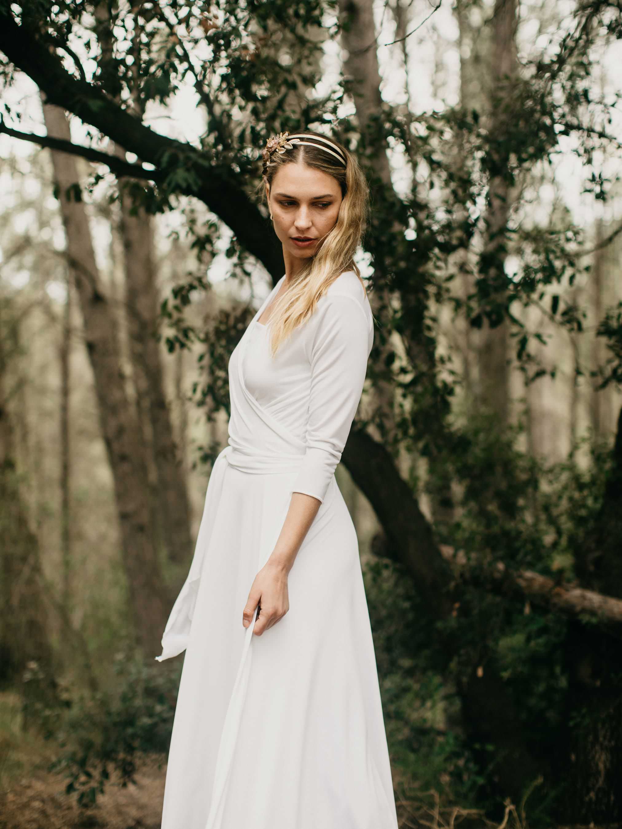 MAXI DRESS NOVIA MANGA 3/4
